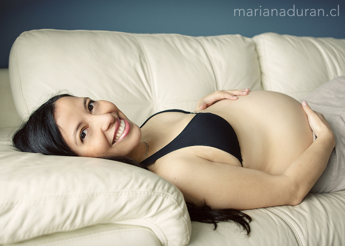 Mujer embarazada de Concepción, Chile