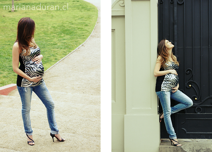 Fotografía de embarazadas en Vitacura, exteriores