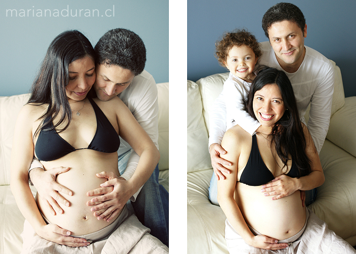 Familia de Concepción esperando su segundo hijo