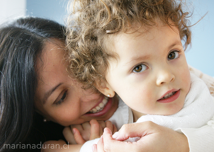 Retrato natural de madre e hija