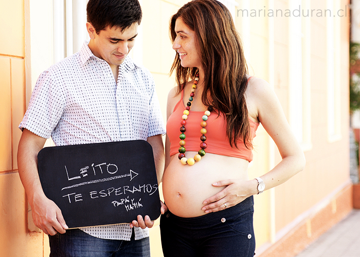 Pareja esperando un bebé